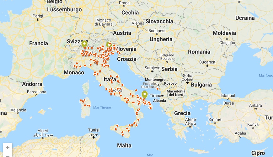 Decarbonizzazione con Idrogeno Hydromaverich Ecleaner - mappa