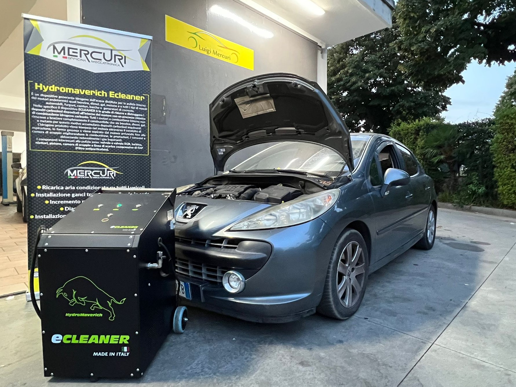 ENGINE DECARBONIZATION WITH HYDROMAVERICH ECLEANER HYDROGEN