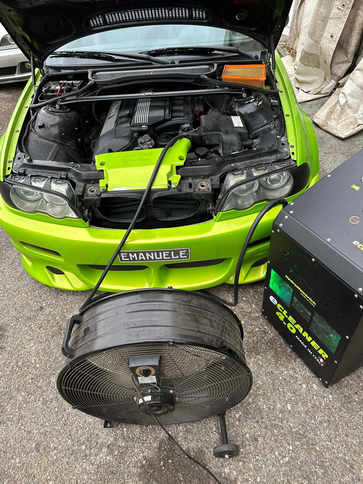 BMW DRIFT DECARBONIZATION WITH HYDROMAVERICH ECLEANER