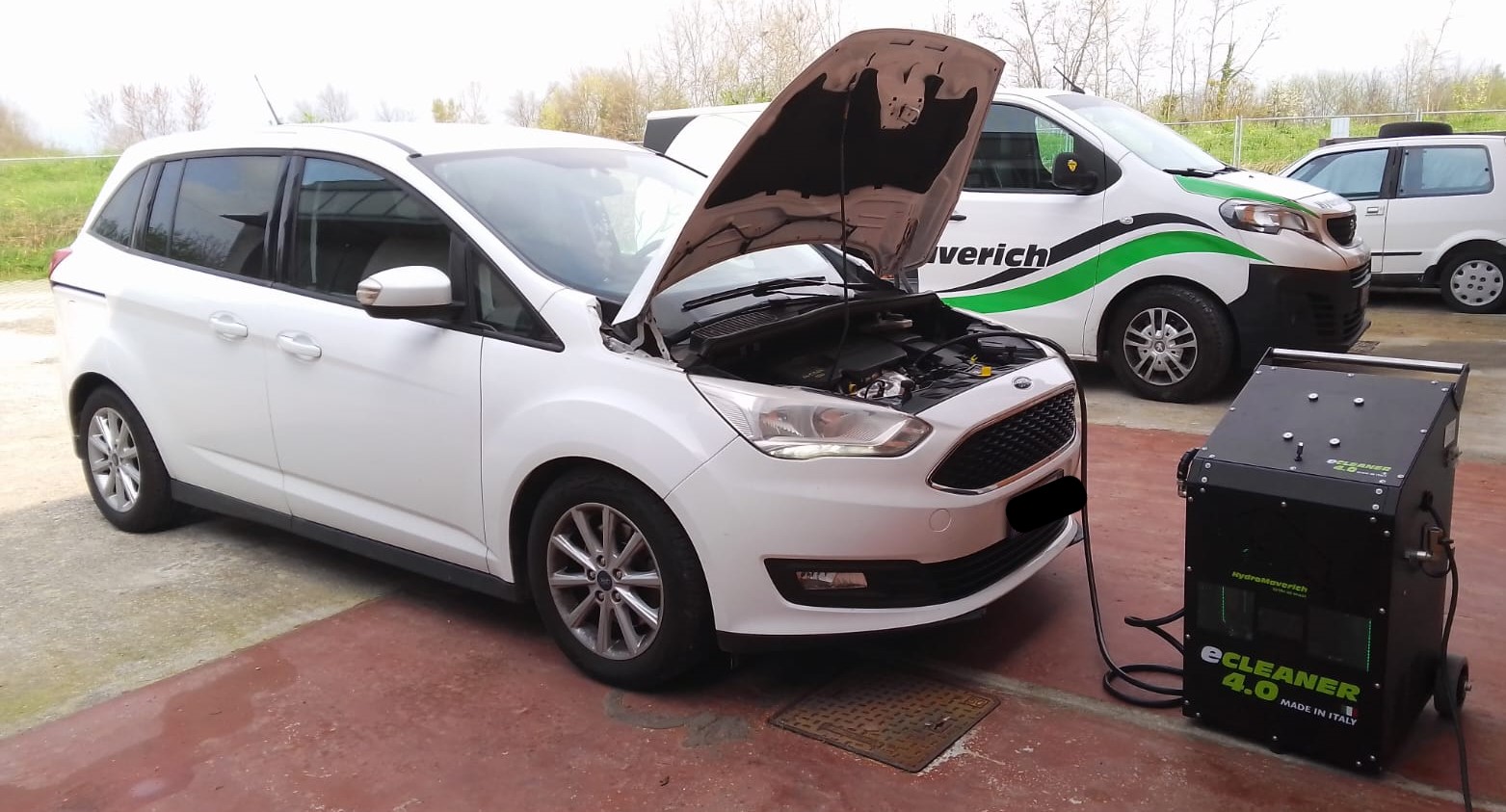 CLEANING THE FORD C-MAX PARTICULATE FILTER WITH HYDROMAVERICH ECLEANER